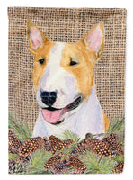 Bull Terrier Flag Canvas House Size