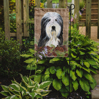 Bearded Collie Flag Garden Size