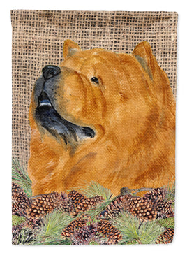 Chow Chow Flag Canvas House Size