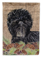 Affenpinscher Flag Canvas House Size