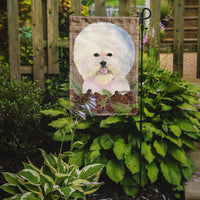 Bichon Frise Flag Garden Size