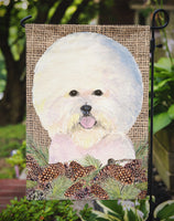 Bichon Frise Flag Garden Size