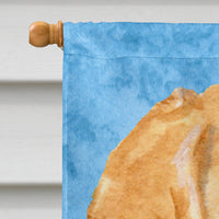 Golden Retriever Flag Canvas House Size