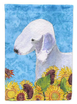 Bedlington Terrier Flag Canvas House Size