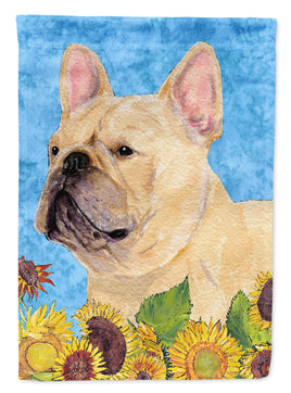 French Bulldog Flag Canvas House Size