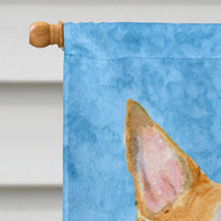 Bull Terrier Flag Canvas House Size