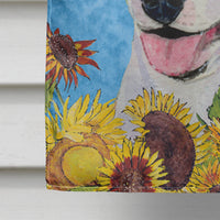 Bull Terrier Flag Canvas House Size