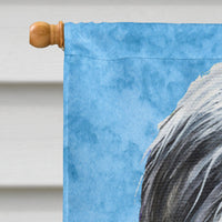 Bearded Collie Flag Canvas House Size