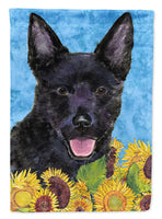 Australian Kelpie Flag Canvas House Size