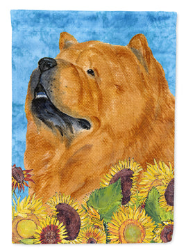 Chow Chow Flag Canvas House Size