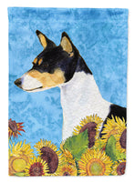 Basenji Flag Canvas House Size