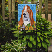 Basset Hound Flag Garden Size