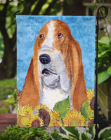 Basset Hound Flag Garden Size