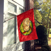 Golden Retriever Flag Canvas House Size