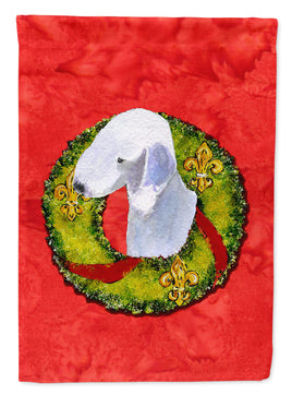 Bedlington Terrier Flag Canvas House Size