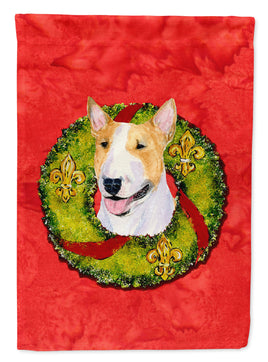 Bull Terrier Flag Canvas House Size