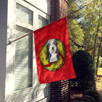 Bearded Collie Flag Canvas House Size