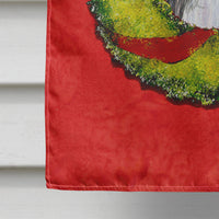 Bearded Collie Flag Canvas House Size