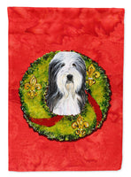 Bearded Collie Flag Canvas House Size