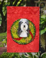 Bearded Collie Flag Garden Size