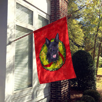 Australian Kelpie Flag Canvas House Size