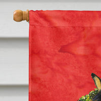 Basenji Flag Canvas House Size