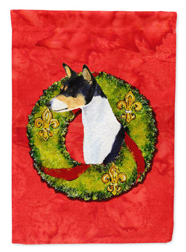 Basenji Flag Canvas House Size