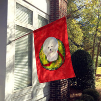 Bichon Frise Flag Canvas House Size