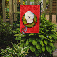 Bichon Frise Flag Garden Size