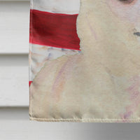 USA American Flag with Chihuahua Flag Canvas House Size