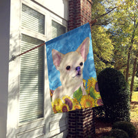 Chihuahua Flag Canvas House Size