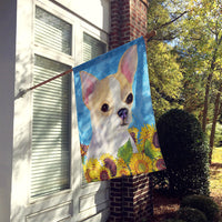 Chihuahua Flag Canvas House Size