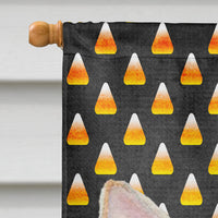 Chihuahua Candy Corn Halloween Portrait Flag Canvas House Size