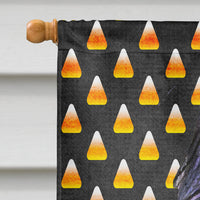 Briard Candy Corn Halloween Portrait Flag Canvas House Size