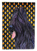 Briard Candy Corn Halloween Portrait Flag Canvas House Size