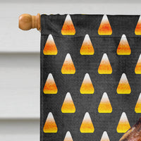 Brussels Griffon Candy Corn Halloween Portrait Flag Canvas House Size