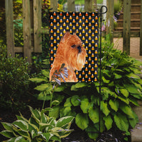 Brussels Griffon Candy Corn Halloween Portrait Flag Garden Size