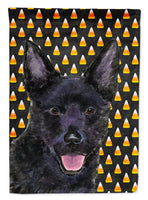 Australian Kelpie Candy Corn Halloween Portrait Flag Garden Size