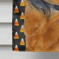 Chow Chow Candy Corn Halloween Portrait Flag Canvas House Size