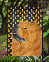 Chow Chow Candy Corn Halloween Portrait Flag Garden Size