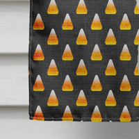 Basenji Candy Corn Halloween Portrait Flag Canvas House Size