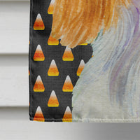 Cavalier Spaniel Candy Corn Halloween Portrait Flag Canvas House Size