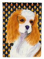 Cavalier Spaniel Candy Corn Halloween Portrait Flag Canvas House Size