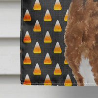 Chesapeake Bay Retriever Wheaten Candy Corn Halloween  Flag Canvas House Size