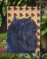 Chow Chow Fall Leaves Portrait Flag Garden Size