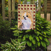 Chihuahua Fall Leaves Portrait Flag Garden Size