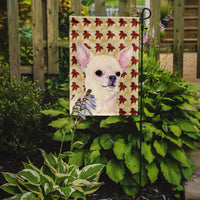 Chihuahua Fall Leaves Portrait Flag Garden Size