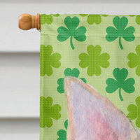 Chihuahua St. Patrick's Day Shamrock Portrait Flag Canvas House Size