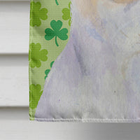 Chihuahua St. Patrick's Day Shamrock Portrait Flag Canvas House Size