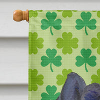 Chow Chow St. Patrick's Day Shamrock Portrait Flag Canvas House Size